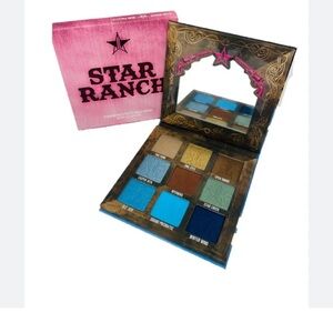 Jeffree Star Ranch Palette with Blue, Green, and Brown Shades